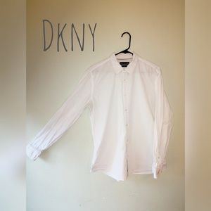 DKNY Slim-Fit Button-Up